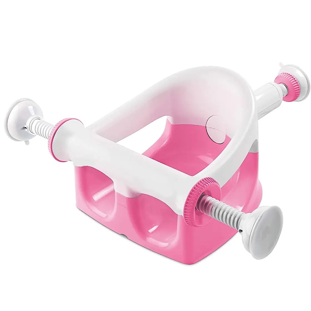 Summer Infant My Bath Seat For Sit-Up Bathing High Back Suction Cups NIB Pink